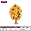 Parches bordados de dibujos animados, varios estilos disponibles para compra al por mayor, parches de bordado 3D para ropa y bolsos, accesorios decorativos DIY al por mayor