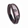 Pulsera de Piedra Ojo de Tigre de Venta Caliente Transfronteriza Europea y Americana para Hombre Pulsera de Cuerda Multicapa Pulsera de Piedra Natural Hebilla Magnética Joyería de Pulsera de Obsidiana