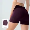Shorts deportivos color melocotón para realzar glúteos, hot pants sin costuras de cintura alta con bolsillos invisibles, sin líneas incómodas, para correr, fitness y yoga para mujer