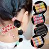 Diadema para el cabello para niños de color caramelo estilo coreano que no daña el cabello Banda para el cabello pequeña para el pulgar Banda de goma de alta elasticidad que no daña el cabello Accesorios para el cabello de bebé