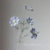Fornecimento Transfronteiriço de Flor de Seda Cosmos para Transplante de Cabelo Flor Artificial Gesang Decoração de Casa Flor de Casamento Obra de Arte