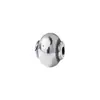 Cuentas espaciadoras ovaladas vintage desgastadas de plata pura s925, cuentas sueltas, espaciadores redondos, materiales de accesorios de cuentas de plata para pulseras de manualidades DIY