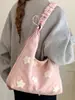 Bolsa de Ombro Retro Bordada com Estrela Estilo Coreano Shuai Mi Home para Mulheres, Nova Bolsa Casual de Ombro Cruzado Outono 2026 para Meninas Jovens