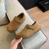 Zapatos tipo mula perezosa de terciopelo nuevos para mujer, con plataforma de aumento de altura, zapatos tipo Birkenstock, otoño e invierno, slip-on, punta redonda, completamente cerrados, versátiles, retro