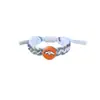 Pulseira Naruto Sharingan Unissex Trançada Acessórios Periféricos de Anime Estilo Casal Pingente Substituível
