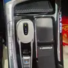 Adecuado para Dongfeng 21 Lantu Free pomo de palanca de cambios decoración veta de fibra de carbono veta de madera kit de cabeza de freno pieza de decoración de marco brillante Y