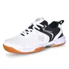 Sapatos de badminton plus size transfronteiriços sapatos masculinos novos profissionais leves respiráveis antiderrapantes absorção de choque sapatos de tênis de mesa masculinos tênis