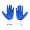 Envío Gratis Guantes de Protección Laboral Recubiertos de Nitrilo, Resistentes al Desgaste, Resistentes al Aceite, Guantes Gruesos de Goma Industrial de Nitrilo Liso Venta al por Mayor Transfronteriza