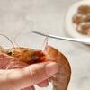 Cuchillo de hilo para camarones de acero inoxidable ligero de lujo especial dos en uno multifunción para cortar la espalda de camarones, panza de pescado, pelador de camarones universal al por mayor