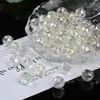 Cuentas de Cristal de Vidrio Coloridas Brillantes Facetadas de 6/8/10mm para Pulseras DIY Accesorios de Joyería