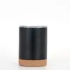 Nueva Taza Aislada de Acero Inoxidable 304 para Comercio Exterior con Base de Corcho, Base de Bambú, Taza Recta, Taza con Asa de Vacío de Doble Capa, Personalizable