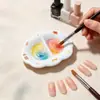 Plato de Comida de Dibujos Animados en Miniatura de Simulación Juguete de Comida Decoración para Apretar Pegamento de Crema DIY Imán para Refrigerador Hecho a Mano Accesorios de Resina