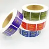 Rollos de Etiquetas de Metal Impermeables de Lujo Personalizadas, Pegatina de Vinilo Dorada con Logo para Empaque de Botellas de Cuidado Personal
