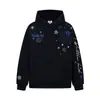 Nueva sudadera con capucha bordada de copo de nieve, estilo casual y relajado, marca de moda china, sudadera para pareja, moda estilo japonés gris
