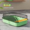 Caixa de Areia Semi-Fechada para Gatos Extra Grande Anti-Respingo Banheiro para Gatos Caixa de Areia para Gatos Extra Grande Caixa de Areia para Gatos Atacado Pá de Areia para Gatos