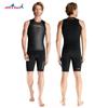 Chaleco de Neopreno Ligero Transfronterizo 2mm Top Dividido sin Mangas Conjunto de Shorts de Buceo Traje Antifrío para Snorkel y Surf