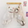 Gato de peluche realista auténtico con sonido, juguete de peluche de gato, muñeco grande suave relleno, regalo para niños