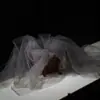 Tela de malla de hilo de niebla de hadas ins, suave, hecha a mano, bricolaje, color sólido, velo de encaje, tela de tul transparente para ropa