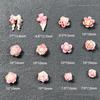 Ins Estilo Nail Art Material Saco Amarelo Rosa Resina Arco Nail Art Jóias Misturado Brincos Luminosos Nail Art Ornamentos de Diamante