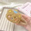 Presilha de Cabelo de Pelúcia Desenho Animado para Meninas, Presilha Grande BB para Estudantes, Presilha Fofa para Franja Lateral, Doce Acessório de Cabelo