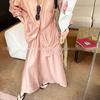 Estilo Coreano Nuevo Moda Verano 2026 Rosa Old-Money Relajado Elegante y Lujoso Conjunto de Dos Piezas Camisa y Falda