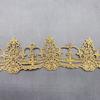 Pequeños Accesorios Decorativos Hechos a Mano con Hilo Dorado, Adorno de Encaje, Cinta Usable, Adorno de Encaje Hueco en Oro Rosa, Venta Directa del Fabricante