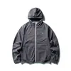 Yidao Vintage 2026 Primavera Nueva Estilo Montaña Exterior Ligera Protección Solar Camisa Pareja Bloque de Color Cremallera con Capucha Chaqueta