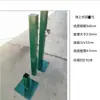 Soporte para poste de bádminton poste de voleibol soporte para red estándar interior exterior A cuerpo de caja de hierro fundido sección alta rellena portátil