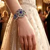 Pulsera Cuadrada Geométrica de Estilo Retro Étnico Transfronteriza Pulsera Redonda con Borla Perla Estilo Bohemio Joyería para Mujeres