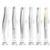 Pinzas para depilar cejas, Herramientas de belleza, Pinzas para cejas, Pinzas para cejas de acero inoxidable, Pegatinas para párpados dobles, Pinzas, Pinzas para cejas anguladas Venta al por mayor