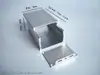 Caja de Aluminio Dividida para Placa de Circuito Impreso/Caja de Perfil de Aluminio/Caja de Aluminio para Amplificador de Potencia 65*45