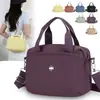 Bolso cuadrado pequeño de nailon grueso con múltiples compartimentos para comercio exterior transfronterizo, ligero, para mujer, bolso de mano portátil, bolso de hombro, bolso cruzado