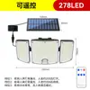 Nova popular lâmpada de rua LED à prova d'água com sensor para iluminação rural de casa e quintal, lâmpada solar para jardim externo