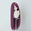 Peruca para Boneca BJD 346 Folha Luo Li Acessórios de Cabelo para Vestir Boneca Franja Longa Cabelo Longo Liso Múltiplas Cores Disponíveis