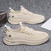 Sapatos Masculinos, Novo Estilo de Verão, Tênis Esportivos Casuais de Malha Respirável Vazada, Estilo Coreano Tendência Versátil Leve para Corrida, Cano Baixo