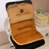 Cojín y Respaldo de Una Pieza con Protección de Cintura de Dibujos Animados, Cojín Engrosado para Glúteos, Cojín para Silla de Oficina Sedentaria, Dormitorio de Estudiantes