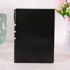 Venta al por mayor de fábrica oficina estudiante papelería inserto bolígrafo clip para cuaderno bolígrafo bloc de notas de tapa blanda cuero