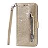 Adecuado para Samsung Note20 Moda Glitter Lanyard Bolsa con Cremallera Soporte Note20 Ultra Barra Cubierta Protectora