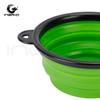 Cuenco plegable para teñir el cabello en peluquerías, herramienta para teñirlo, mango portátil, recipiente de silicona para aceite de hornear.