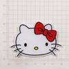 Lazos de gato KT rojos de aspecto elegante accesorios DIY dulces lindos flequillo clip lateral accesorios para el cabello tocado
