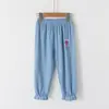 Calça Infantil JQ Jingqi Outono Nova Calça Jogger Casual Repelente de Mosquitos Unissex Bebê Algodão Roupa Infantil Calça Longa