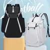 Mochila de Baloncesto de Doble Hombro Hecha en Quanzhou, Mochila de Tela Oxford de Gran Capacidad, Bolsa de Almacenamiento de Fútbol, Mochila de Entrenamiento Deportivo