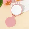 Espejo de Maquillaje Redondo Plegable Mini Conveniente Transfronterizo Espejo Pequeño de una Cara Espejo de Regalo con Impresión de Logo Venta al por Mayor