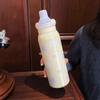Nuevo termo de alta calidad con diseño de dibujos animados para estudiantes, doble bebida, portátil, bonito vaso de agua de acero inoxidable 316, regalo