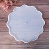 Yixing DIY Transfronterizo Estilo 2 Ins Bandeja de Tres Niveles con Forma de Flor Plato de Frutas Bandeja de Té Mesa Fruta Molde de Silicona