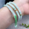 Abacuso de Contas Colorido Duplo, Fresco, Doce e Natural, Contas Redondas, Pulseira de Contas Feita à Mão, Colar, Suprimentos para Joias