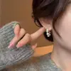 Pendientes Brillantes de Diamantes Retro Estilo Francés de Lujo Ligero para Socialité, Borla Larga de Perlas de Gama Alta de Nicho, Temperamento Versátil