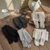 Leggings Femininos Outono e Inverno Forrados com Fleece Espessados Cor Lisa Meia-Calça Infantil Bebê Leggings Quentes para Bebê