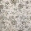 Tela Bordada con Lentejuelas Otoño Nuevo Red de Flores Oscuras Vestido Bordado Plano Ropa de Escenario Vestido de Mujer Tela