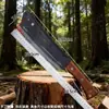 Cuchillo multifuncional para cortar huesos hecho a mano de acero completo para el hogar, herramienta de corte agrícola, nuevo cuchillo de corte y tala de árboles de acero al manganeso